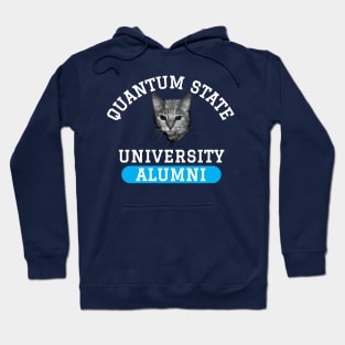 Quantum State Alumni Schrodinger's Cat Funny Science Hoodie